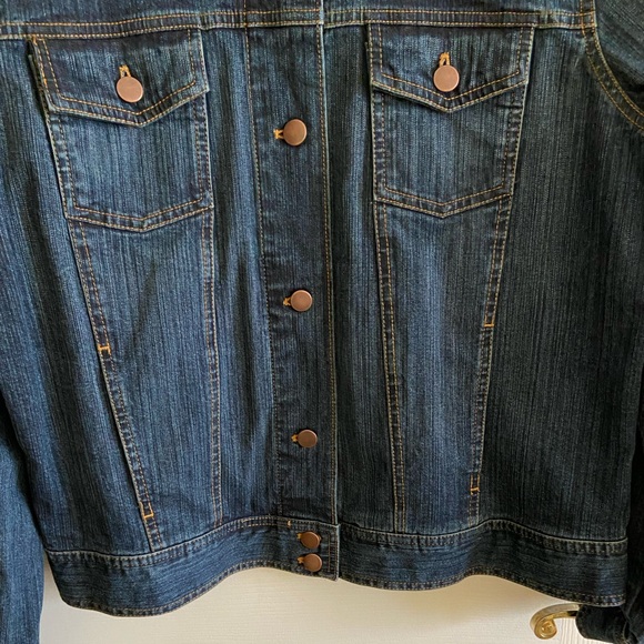 Jacket Blue Jean Womens Izod Denim Jacket - Picture 7 of 10